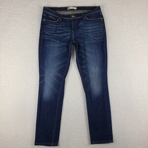 Levi's 524 Jeans Womens 15 M Blue‎ Too Superlow Skinny Dark Wash Denim
